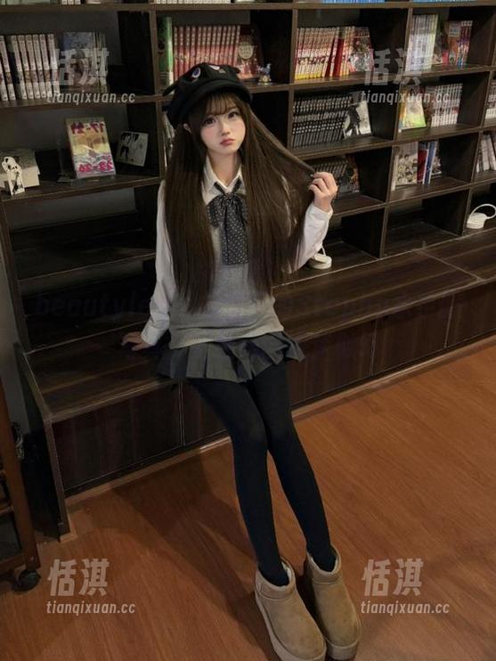 beautyleg - 星空下的Stephy水手服写真，壁纸美图如梦似幻