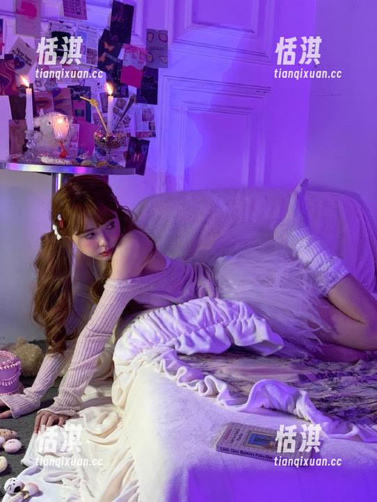 丽柜 - 婷婷的魅力全套，原图记录了一丝幽香的细腻瞬间