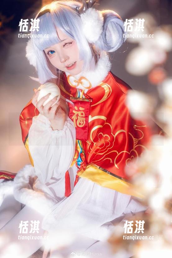 花铃Hana与碧蓝航线奥古斯特的精彩写真共鸣，邀请你一同观看与分享